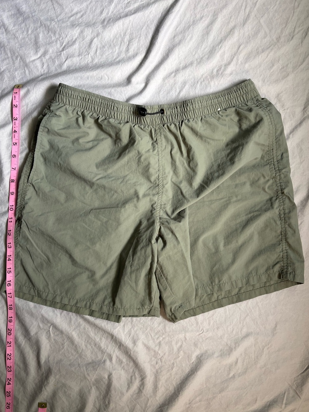 London Fog Men's Light Olive Swim Shorts